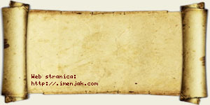 Kristina Čokov vizit kartica